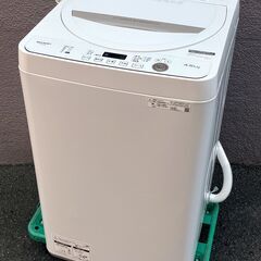 ⑬【税込み】シャープ 4.5kg 全自動洗濯機 ES-GE4E ...