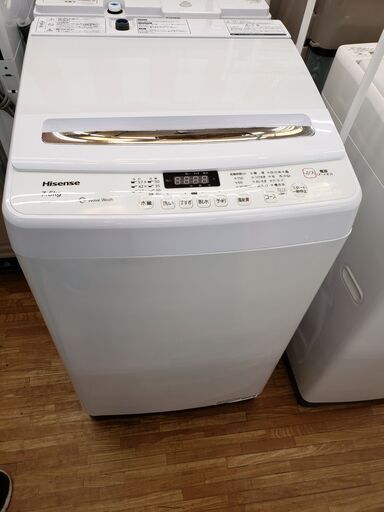 Hisense　2018年製　7.5㎏全自動洗濯機　HG-G75A