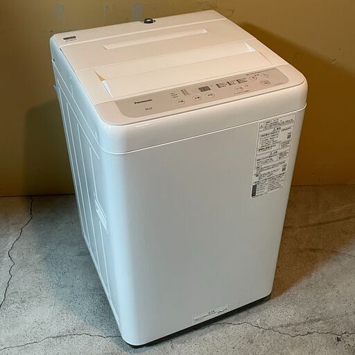 【11/7販売済KH】Panasonic 全自動電気洗濯機 NA-F50B14 2021年製 5.0kg パナソニック 北TO3