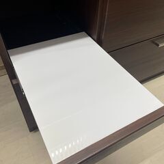 【ジモティ来店特価！！】和レンジボード　ニトリ　ダークブラウン　J-1107 ジモティ来店特価！！】和レンジボード ニトリ ダークブラウン J-1107