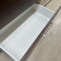 【ジモティ来店特価！！】和レンジボード　ニトリ　ダークブラウン　J-1107 ジモティ来店特価！！】和レンジボード ニトリ ダークブラウン J-1107