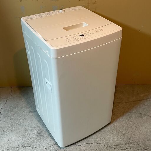 【11/5販売済KI】無印良品 全自動電気洗濯機 MJ-W50A 2019年製 5.0kg 北E3