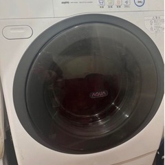 【ネット決済】ドラム式洗濯機　AQUA 
