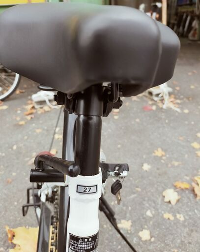 TAKEDA 6段切り替え付き自転車 エスコートタウン 27インチ ファミリーサイクル 通勤 通学 ホワイト TAKEDA 6段切り替え付き自転車 エスコートタウン 27インチ ファミリー