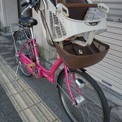 [DAINICHI] Lucious(ラシャス)前22吋/後26吋 子供乗せ自転車 内装3段/LEDオート/ピンクパープル