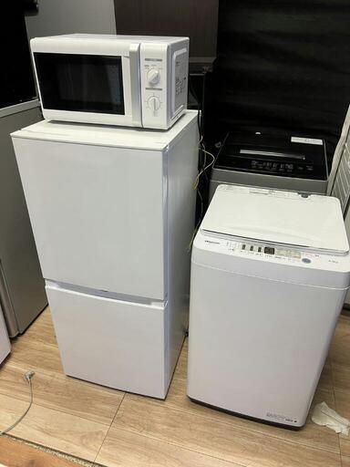 お得な３点セット売り美品　冷蔵庫　洗濯機分解洗浄済み✨✨電子レンジ　配送設置✌