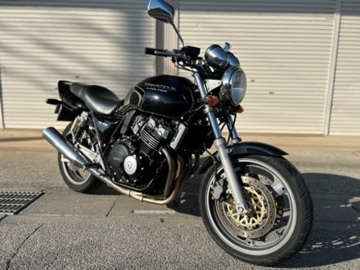 ☆車検付CB400SF☆チェーン・プラグ4本やオイル\u0026エレメントなど新品交換☆色々整備で快調です^_^400ccネイキッドバイク☆