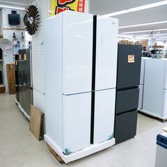 冷蔵庫　468L　4ドア　ハイアール　JR-NF468B(W)　...