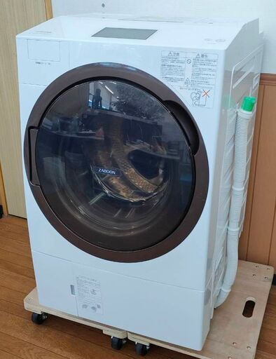 東芝 2020年製 ドラム式洗濯乾燥機 12kg ZABOON TW-127X8L ウルトラファインバブル洗浄 洗剤自動投入
