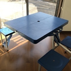 ピクニック（レジャー）テーブル＆チェア　折り畳み式