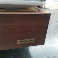 フランスベッド・モデルルーム展示品マットレス&フレ—ムセット・シングルサイズ