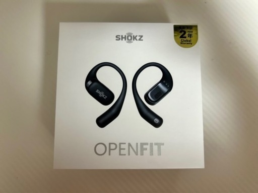 完全ワイヤレスイヤホン ブラック　SHOKZ OpenFit