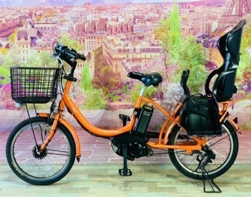 ❶5752子供乗せ電動アシスト自転車YAMAHA 20インチ良好バッテリー