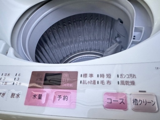 洗濯機38 SHARP 2017年製 6kg 大阪府内全域配達無料 設置動作確認込み 保管場所での引取は値引きします