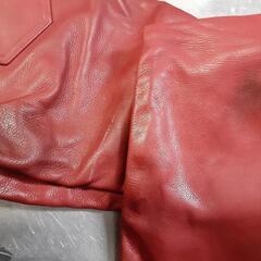 革パン　ワインレッド　ウエスト７６　M