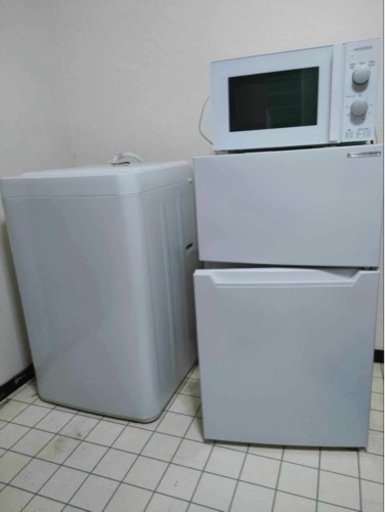 3 set 洗濯機　冷蔵庫　レンジ