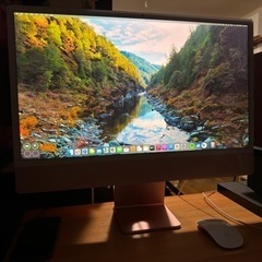 24インチiMac m1 ピンク2021 値下げた