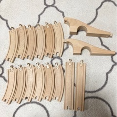 IKEA 木製のレール おもちゃ