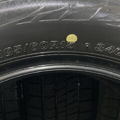 BS BRIDGESTONE BLIZZAK VRX2 185/60R15 15インチ スタッドレス 4本 21～22年製 バリ溝 シエンタ フィット インサイト等　(MTG397)