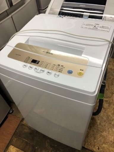 福岡市内配送設置無料　2019年　アイリスオーヤマ 全自動洗濯機 5.0kg IAW-T502EN