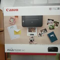 【未使用品】プリンター　Canon PIXUS TS3330 黒...