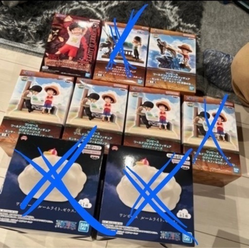 ワンピース　ゼウス　ルームライト　ワーコレ　ワールドコレクタブルフィギュア　フィギュア