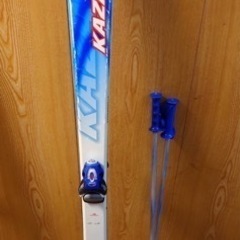 KAZAMA   スキー　ストックセット　140センチ
