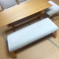 値下げました‼️✨】無印ダイニングテーブルセット