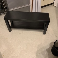 IKEAのテレビ台　マットブラック