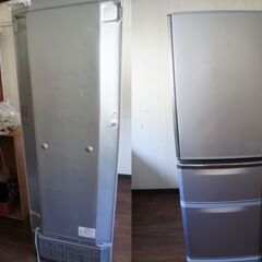 三菱ノンフロン冷凍冷蔵庫　2012年製『MR-C37ET-AS』中古
