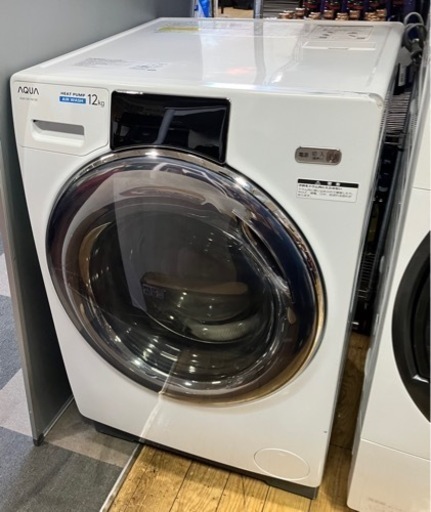 12/17値下げしました！⭐️人気⭐️2021年製 AQUA アクア 12/6kgドラム式洗濯乾燥機 AQW-DX12M No.711