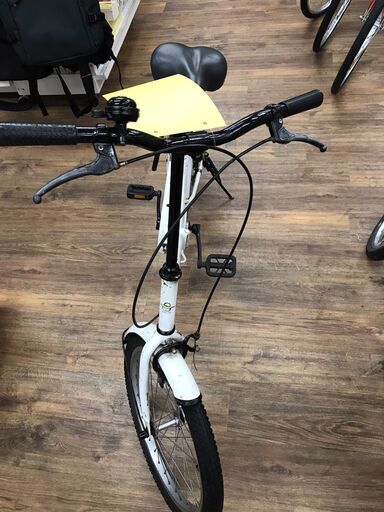 折りたたみ自転車　ホワイト　STRAW　HAT　２０インチ