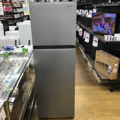 #K-5【ご来店頂ける方限定】Hisenseの2ドア冷凍冷蔵庫です