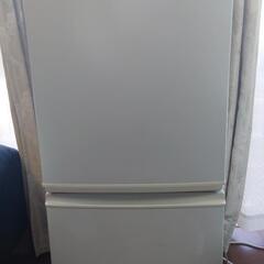 【無料】シャープ　単身用冷蔵庫と棚　セット
