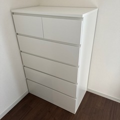 IKEA五段収納　　MALM マルム