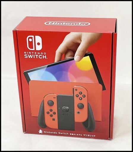 ほぼ未使用 ニンテンドースイッチ 有機ELモデル マリオレッド 本体 Nintendo Switch 任天堂