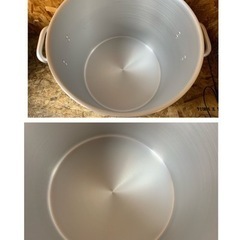 (6101) 未使用 遠藤商事 TKG 45cm アルミ 寸胴鍋 目盛付き 業務用 飲食店 店舗用品