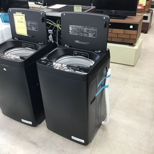 ハイセンス製 5.5kg洗濯機 2021年製 HW-G55EK ブラック