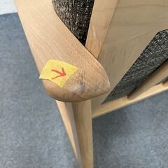 シギヤマ家具 クロスタイム ソファ 150サイズ 2人掛け 北欧テイスト ホワイトオーク材 中古家具 店頭引取歓迎 R7681