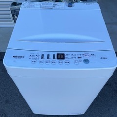 引取歓迎愛知　ハイセンス 4.5kg洗濯機　HW-E4503  ...