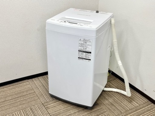 激安‼️ 19年製東芝 4.5kg 全自動洗濯機 ピュアホワイトTOSHIBA AW-45M7N059