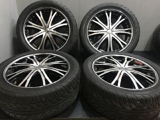 【YOKOHAMA PARADA Spec-X 305/40R22】夏タイヤ【Lowenhart レーベンハート 22インチ 9.5J5HPCD150+48】ランクル200/100 LX570等　(VTO796)クレジットカード QRコード決済可能