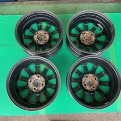 【中古美品】MANARAY  SPORT 14インチ アルミホイール ４本セット