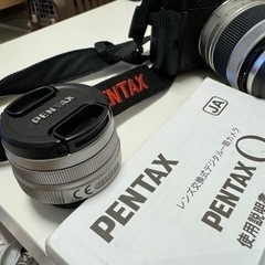 直接受け渡し・お支払い】PENTAX Q レンズキット＋01単焦点レンズ＋