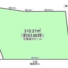 ★貸土地★   和泉市納花町　 93.88坪　#資材置き場　＃トラック駐車場　#車両置き場の画像