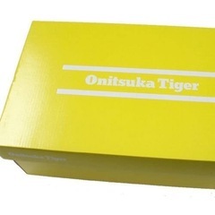 この黄色いオニツカタイガーの箱探してます