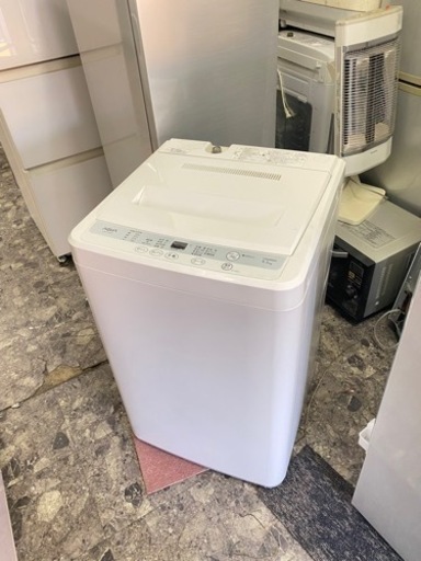 北九州市内配送無料　保証付き　AQUA アクア AQW-S45A-W [簡易乾燥機能付き洗濯機(4.5kg)]