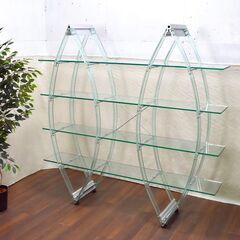 ≪zyt1187ジ≫ マルチェロ ジリアーニ SINTESI/シンテシ MONDO BookCase/モンドブックケース アクリルフレーム/ガラス棚 50826-01