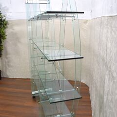 ≪zyt1187ジ≫ マルチェロ ジリアーニ SINTESI/シンテシ MONDO BookCase/モンドブックケース アクリルフレーム/ガラス棚 50826-01