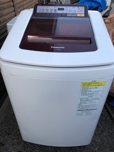 Panasonic　2015年製 全自動電気洗濯機　容量8.0kg　NA-FW80S2